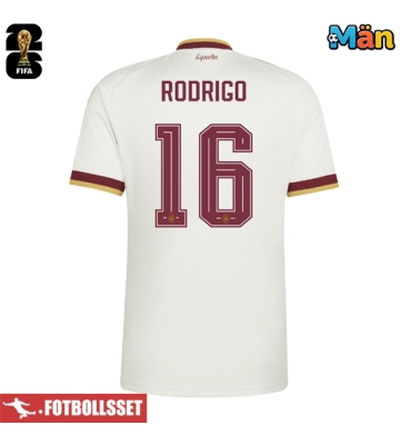 Spanien Rodri Hernandez #16 Bortatröja VM 2026 Kortärmad